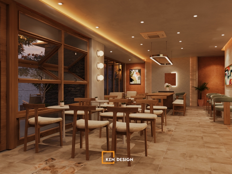 Thiết kế quán VCV Coffee tại Thái Nguyên